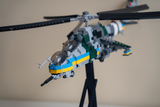 Mi-24V Hind E Ukrainian Helicopter Gunship [MOC construction brick toy]