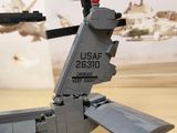 US Sikorsky HH-60G PAVE HAWK Combat Search and Rescue Helicopter w/ UV sticker [MOC construction brick toy]