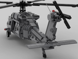 US Sikorsky UH-60M Black Hawk [MOC construction brick toy]