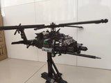 US Sikorsky MH-60L DAP Black Hawk Special Forces helicopter w/ UV stickers [MOC construction brick toy] (Copy)
