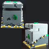 Normandy Bunker - German WW2 Atlantic Wall battle scene [MOC construction brick toy]