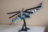 Mi-24V Hind E Ukrainian Helicopter Gunship [MOC construction brick toy]