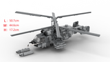 Russian Kamov Ka-29 Helix-B helicopter [MOC construction brick toy]