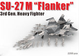 Russian Sukhoi Su-27 Flanker [MOC construction brick toy]