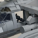 US MH-X Ghost Hawk Advanced Stealth Helicopter [MOC construction brick toy]