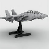 US Grumman F-14 Tomcat fighter - Large [MOC construction brick toy]