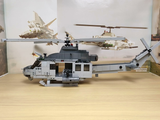 US Bell UH-1Y Venom Medium Utility Helicopter [MOC construction brick toy]