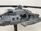US MH-X Ghost Hawk Advanced Stealth Helicopter [MOC construction brick toy]