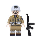 WW2 US Army - 1st Ranger Battalion Military Police Corps soldier - [10] figures w/ M3 SMG