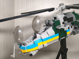 Mi-24V Hind E Ukrainian Helicopter Gunship [MOC construction brick toy]