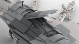 Russian Sukhoi Su-27 Flanker [MOC construction brick toy]