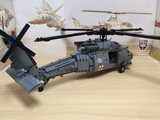 Sikorsky HH-60M Black Hawk US Army Medevac Helicopter [MOC construction brick toy]