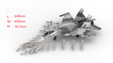 Russian Sukhoi Su-27 Flanker [MOC construction brick toy]