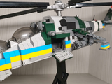Mi-24V Hind E Ukrainian Helicopter Gunship [MOC construction brick toy]