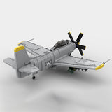US Navy Douglas A2D Skyshark [MOC construction brick toy]