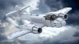1:35 Gloster Meteor F Mk.4 Fighter [MOC construction brick toy]