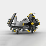 US Navy Douglas A2D Skyshark [MOC construction brick toy]