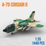 USAF LTV A-7D Corsair II  [MOC construction brick toy]