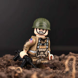 WW2 US Army - 82nd Airborne Division soldier - [10] figures w/ M3 SMG