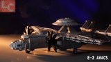 US E-2 Hawkeye early warning AEW aircraft [MOC construction brick toy]