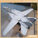 US Grumman F-14 Tomcat fighter - Large [MOC construction brick toy]