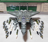 F-15E Strike Eagle fighter [MOC construction brick toy]