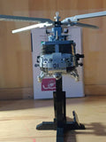 Bell UH-1Y Venom Medium Utility Helicopter - Blue [MOC construction brick toy]