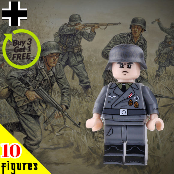 WW2 German Army - Panzer Grenadiers - [10] FIGURES -