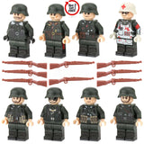 WW2 Nazi German - Field Marshal, Feldgendarmerie (Military Police), Medic, Engineer and others [8] FIGURES -