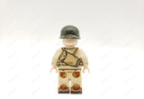 WW2 US 1st Special Operations Wing Submachine gunner soldier figures w/ Thompson -