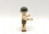 WW2 US 1st Special Operations Wing Submachine gunner soldier figures w/ Thompson -