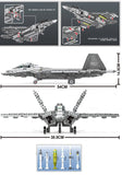 US Lockheed Martin F-22 Raptor stealth fighter (2022)