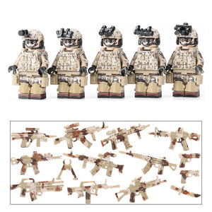 US Army - Medic (Do no harm Do know harm) (Black) [5] figures  w/ weapons -