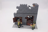 WW2 Ruin / damaged house Battle Scene [ feat. German + US Army ]