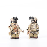 US Army - Medic (Do no harm Do know harm) (Black) [5] figures  w/ weapons -