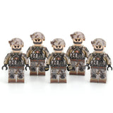 US Army - Navy Seal (Demon Hunter) Soldier [5] figures  w/ weapons -