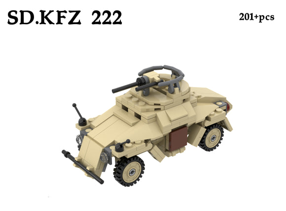 GERMAN Afrika Korps LEICHTER PANZERSPÄHWAGEN ARMORED CAR [SD.KFZ. 222]