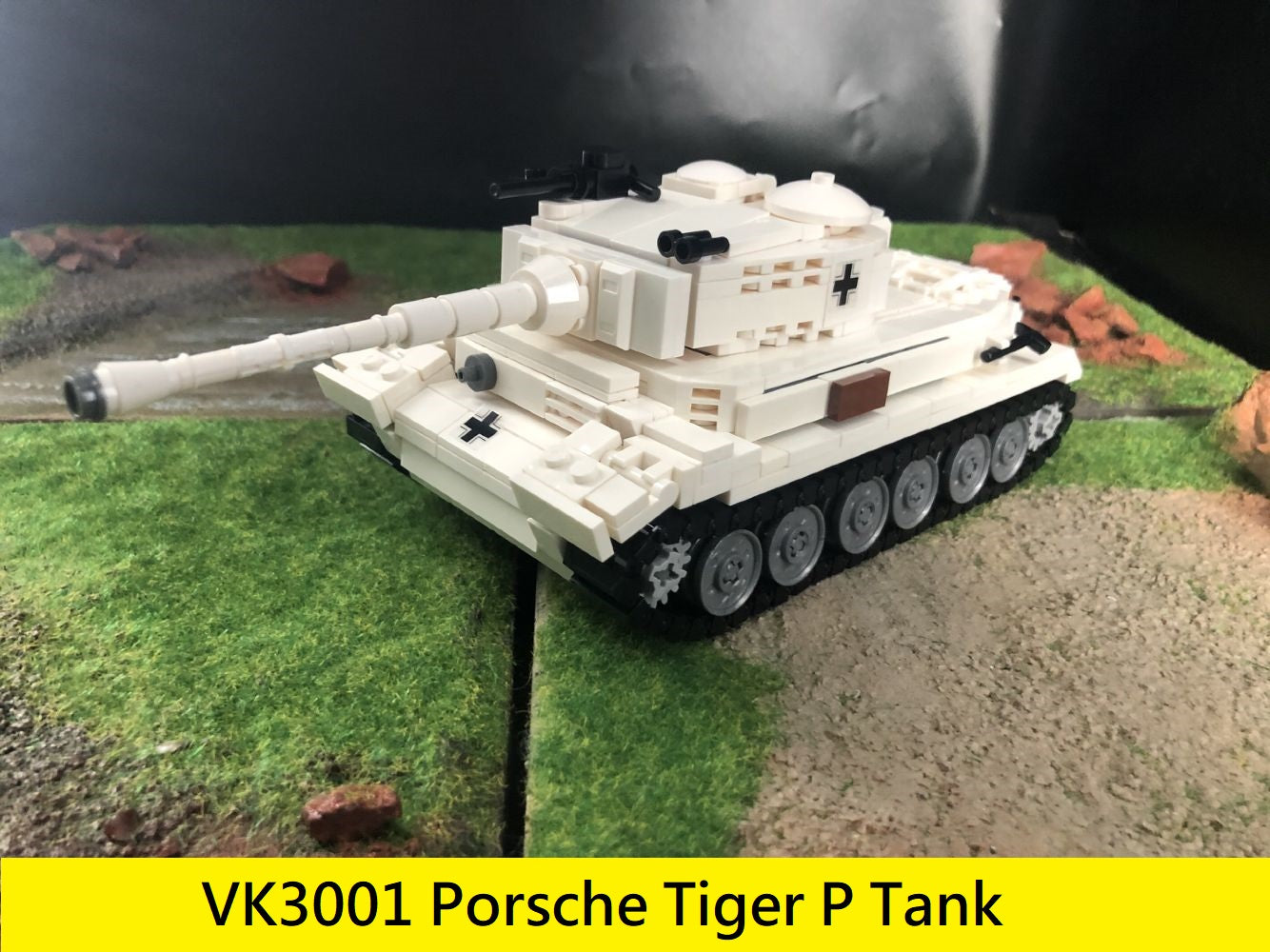 German Porsche Tiger (P) German Tank [VK3001] – SdKfzbrick