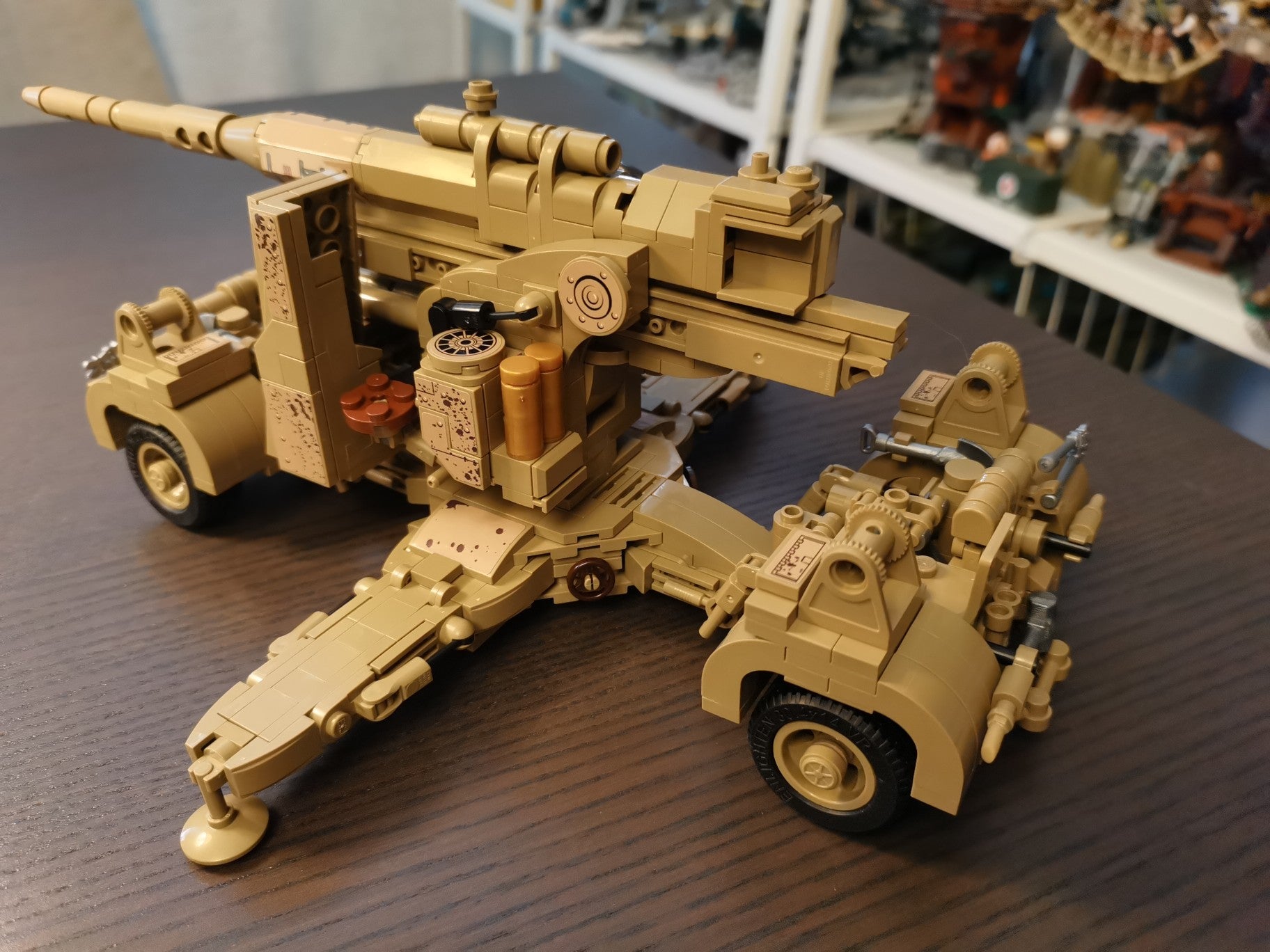 German 88mm flak 37 anti air gun – SdKfzbrick German 88mm flak 37 anti air gun – SdKfzbrick