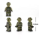 US Army - Ghillie Suit Sniper - [5] figures  w/ XM2010 sniper rifle -