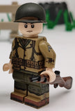 WW2 US Army Private soldier figures w/ M1 Garand -