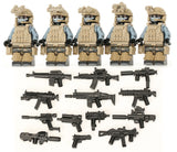 British Special Air Service (SAS) soldier [5] figures [Sand Night vision] -