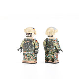 German Army - Kommando Spezialkräfte (KSK) Soldier (Black) [5] figures  w/ weapons -