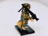 WW2 German Army -  Forest Camo soldier - [10] figures w/ MG42 -