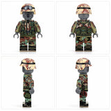 US Army - Operation Desert Storm Soldier - Gas Mask [10] figures  w/ weapons -