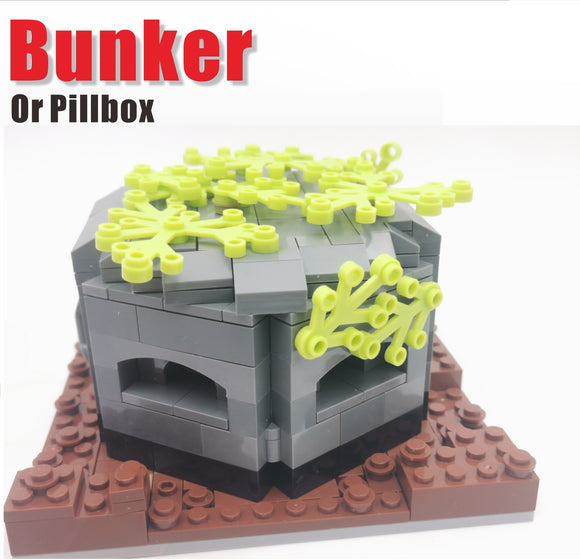 WW2 German Bunker Structure Battle Scene [Pillbox]