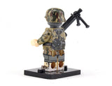 WW2 German Army -  Forest Camo soldier - [10] figures w/ MG42 -