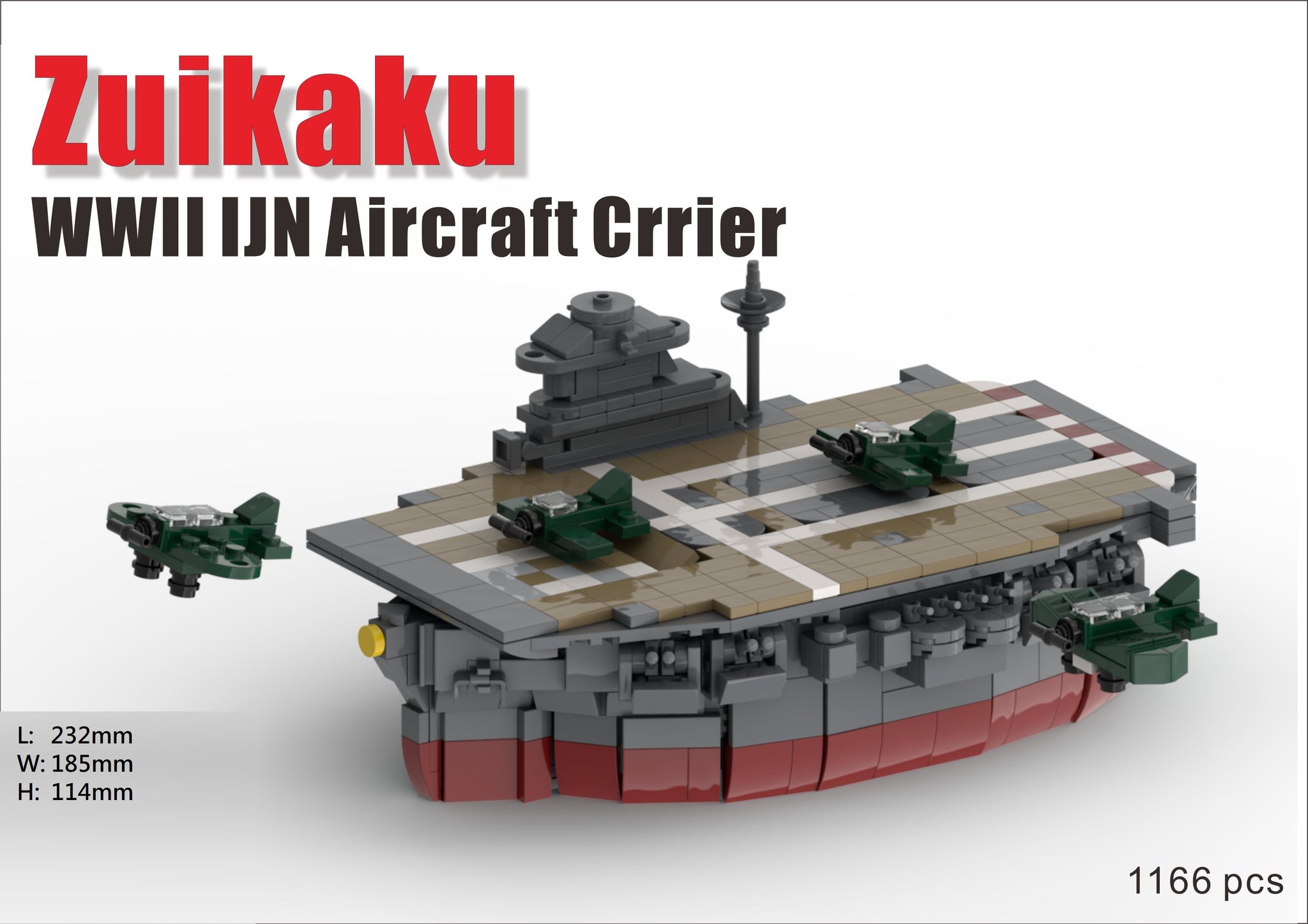 Effektiv Fearless brugerdefinerede Japanese IJN aircraft carrier Zuikaku mini chess – SdKfzbrick