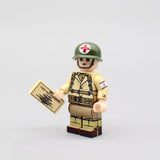 WW2 US Paratrooper Medic soldier - [10] figures -