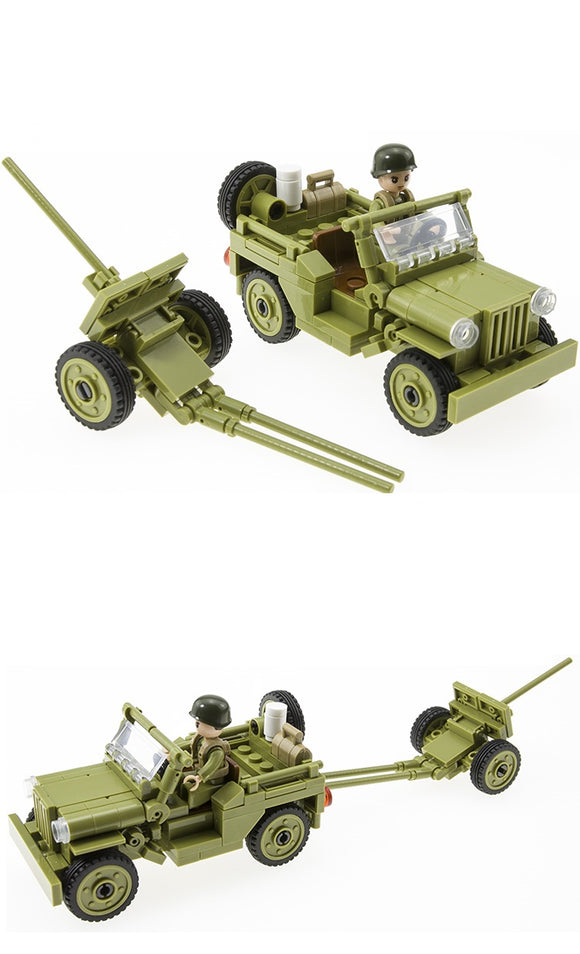 US Willys MB Jeep w/ artillery